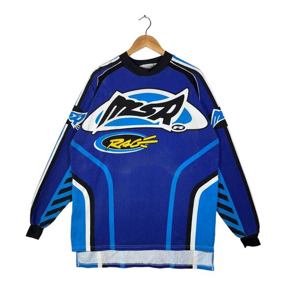 Vintage MSR Rage AOP BMX Long Sleeve XXL - Picture 1 of 7